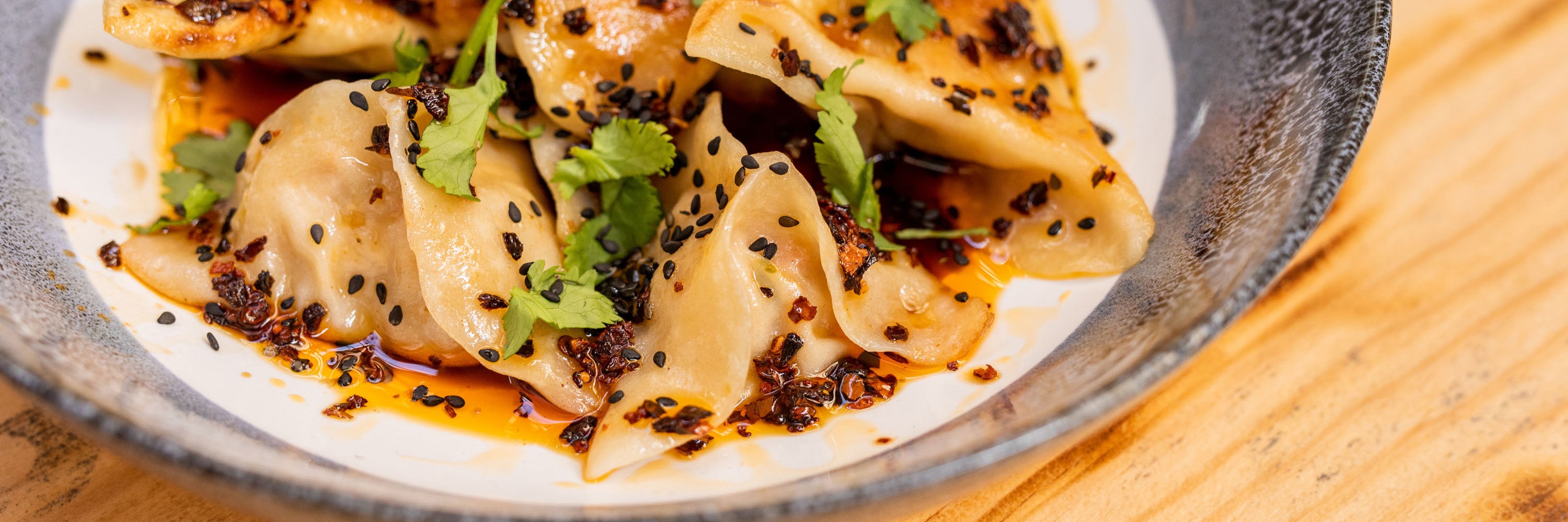 Pork + Kimchi Dumplings Recipe - Pan-Fried Korean Dumplings