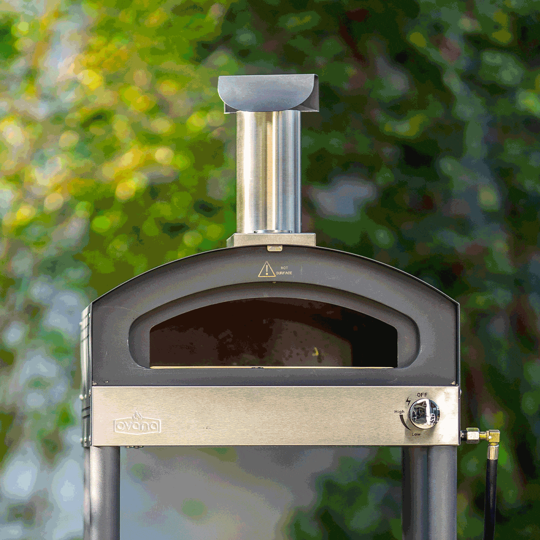 Ovana and Stand Cover Full Length Outdoor Pizza Oven Cover