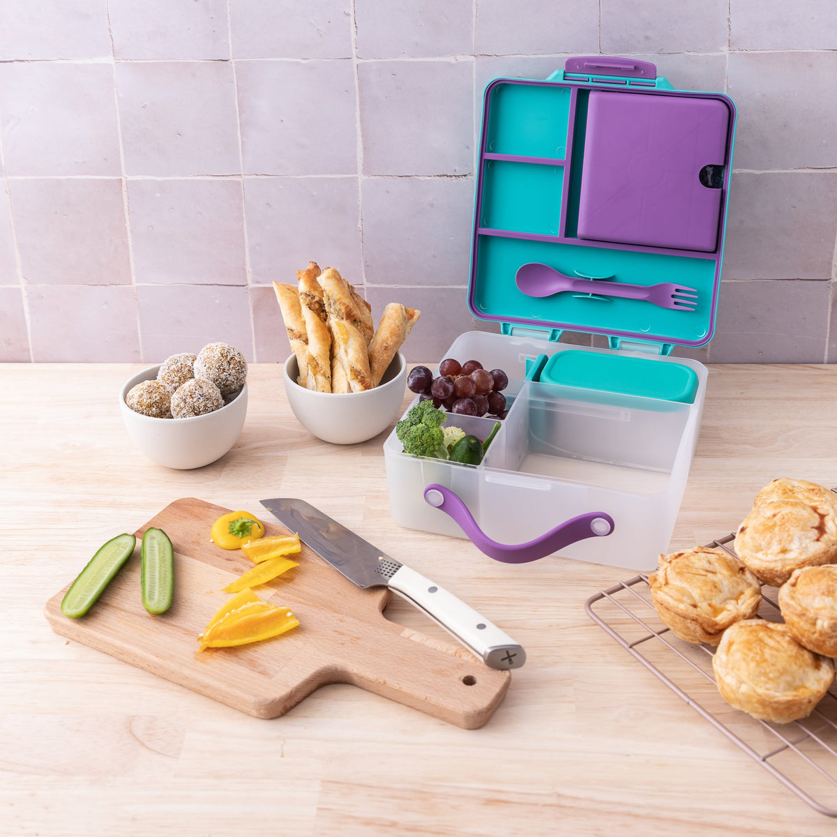 TheMix Bento Box Lunchbox Kids Lunchbox with compartments
