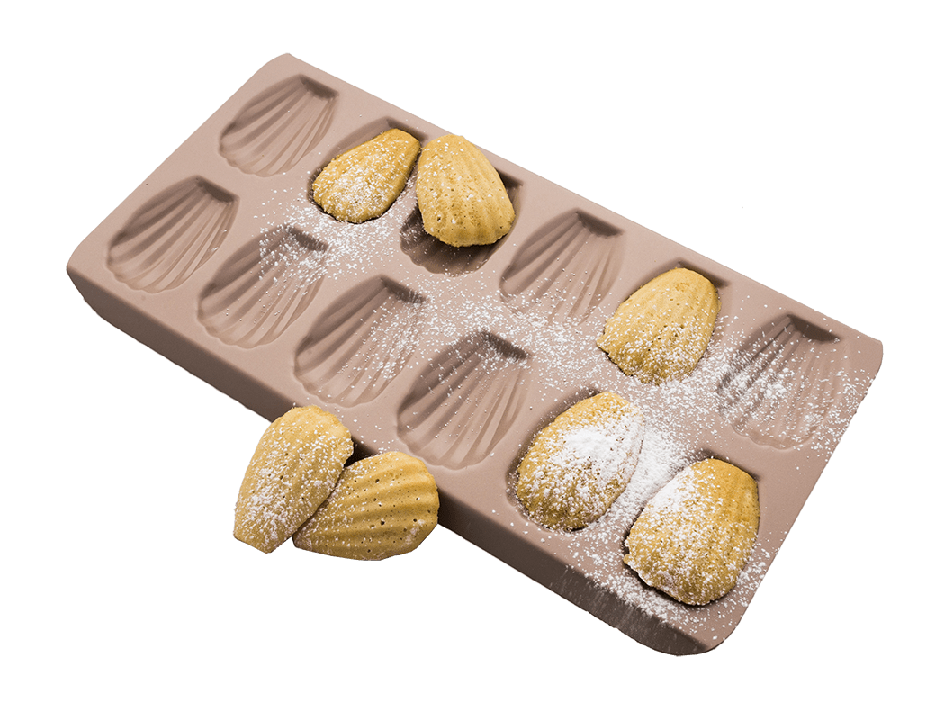 Madeleine Pan 12 Cup Rose Gold Madeleine Tray