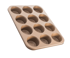 Thermomix-New-Zealand TheMix Shop Rose Gold Muffin Tray Rose Gold