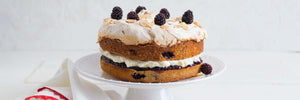 Blackberry Meringue Cake