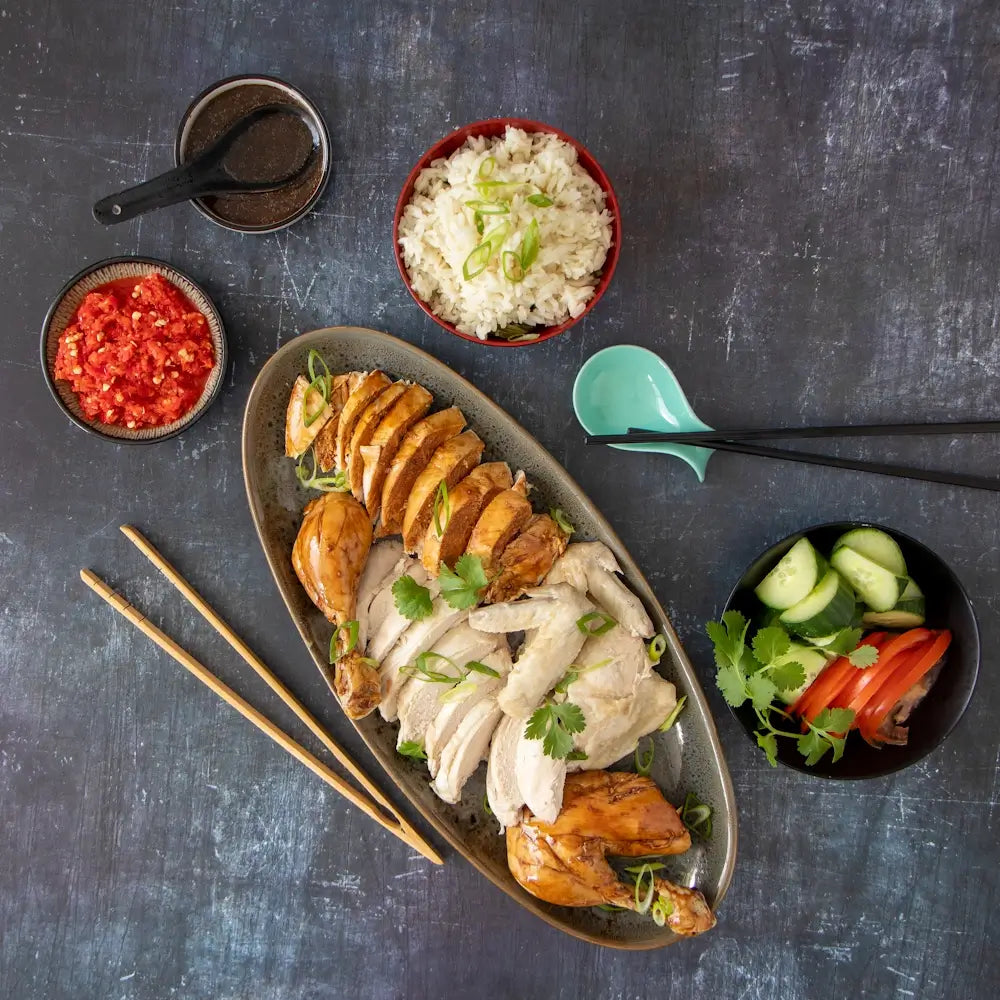 Hainanese chicken rice