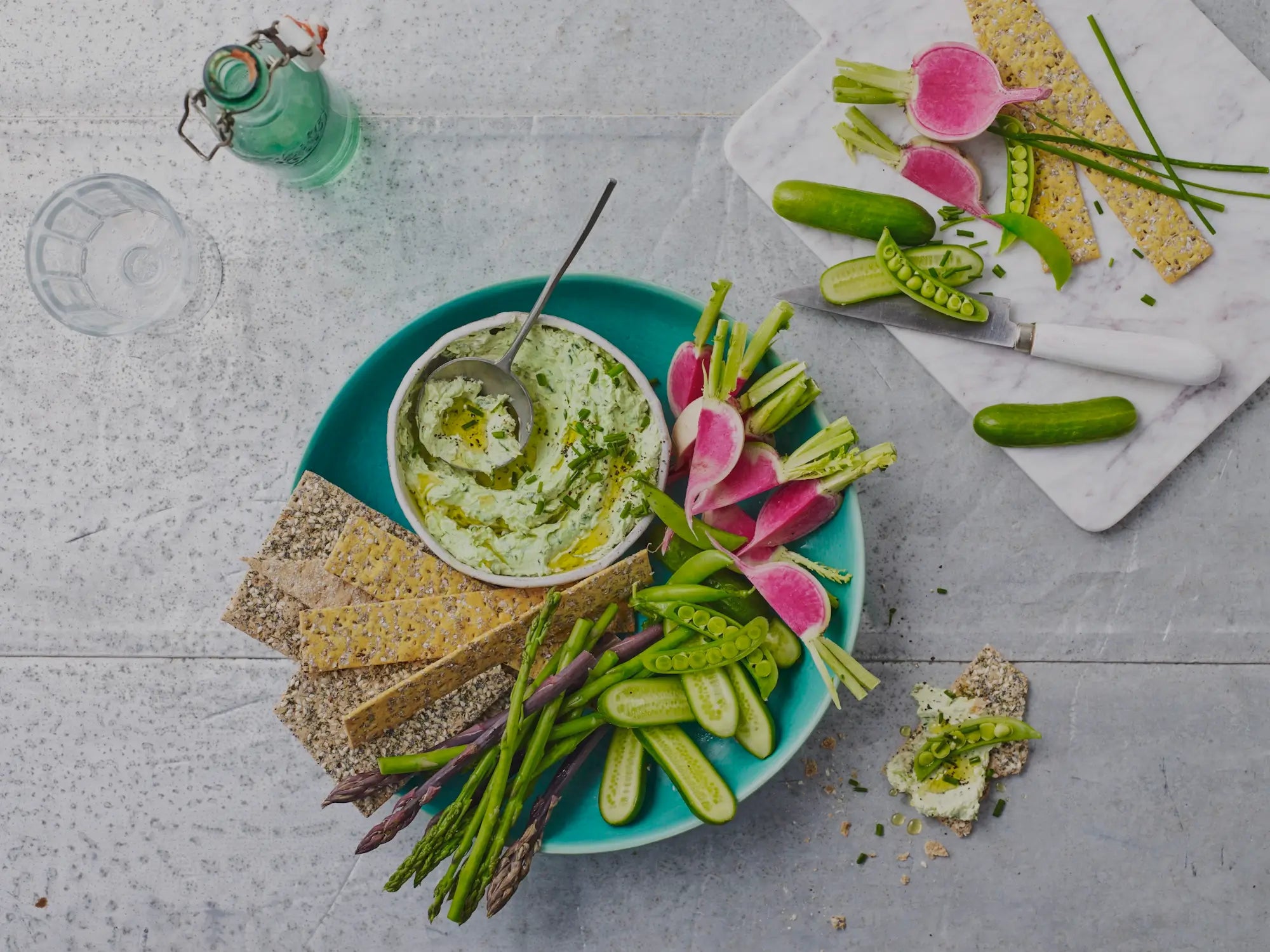 Herb and garlic dip