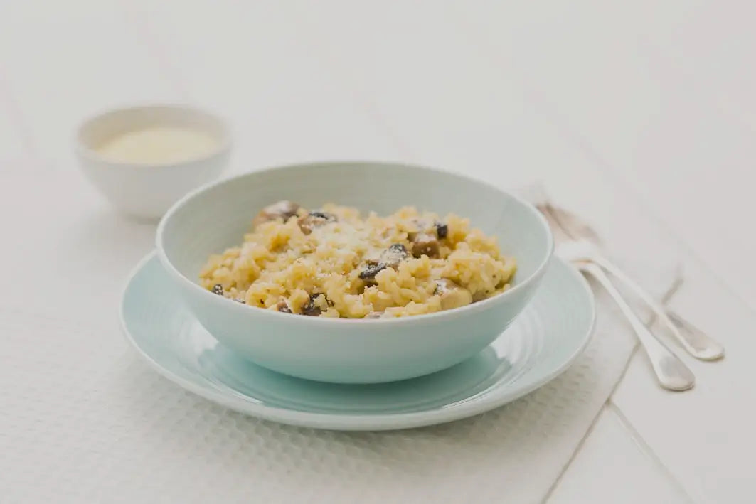 Mushroom risotto - stir free in Thermomix