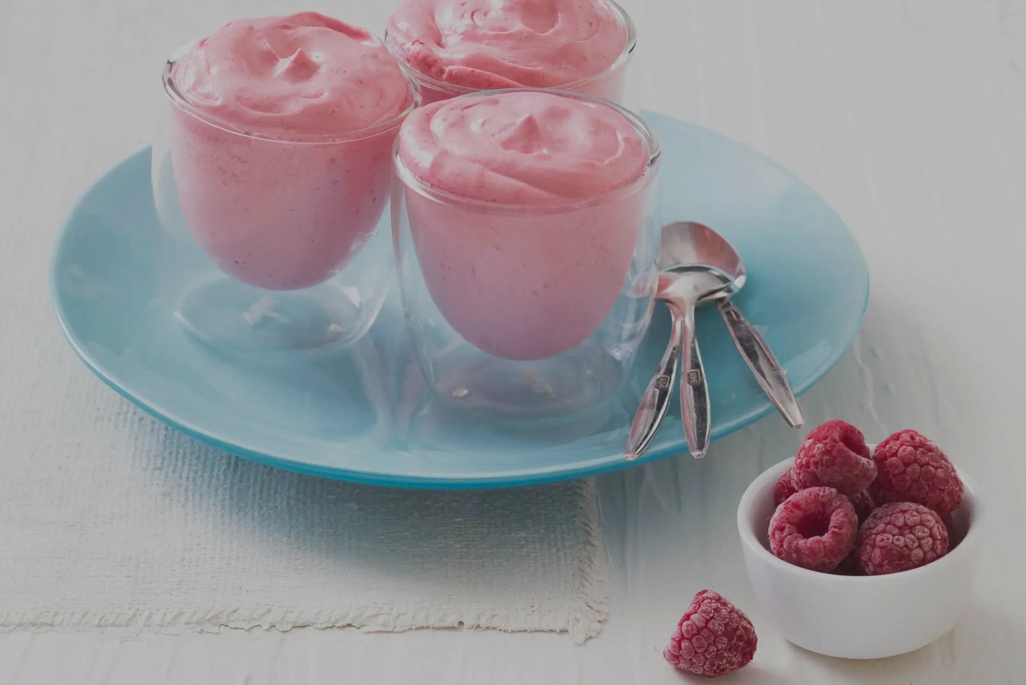 Raspberry whip - instant dessert