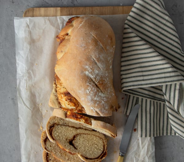 Freeform bread with filling