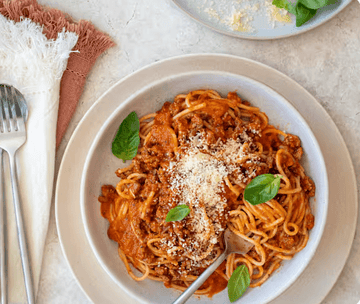 All in one bowl bolognese