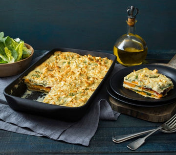 Cauliflower and sweet potato lasagne