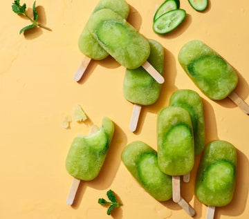 Gin and cucumber icy poles