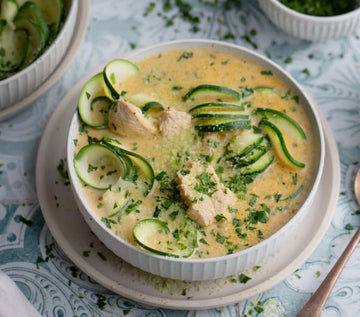 Lemon pepper chicken with zoodles