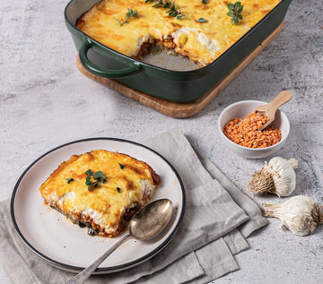 Lentil moussaka