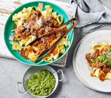 Mark Southon's Lamb ragù with watercress and mint pesto (TM6)