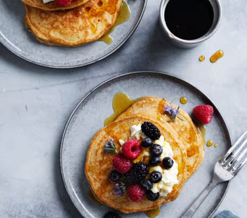 Better-for-you banana pancakes