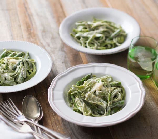 Spinach and lemon pasta