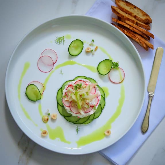 Quark with pickled radish (Thermomix® Cutter, TM6)