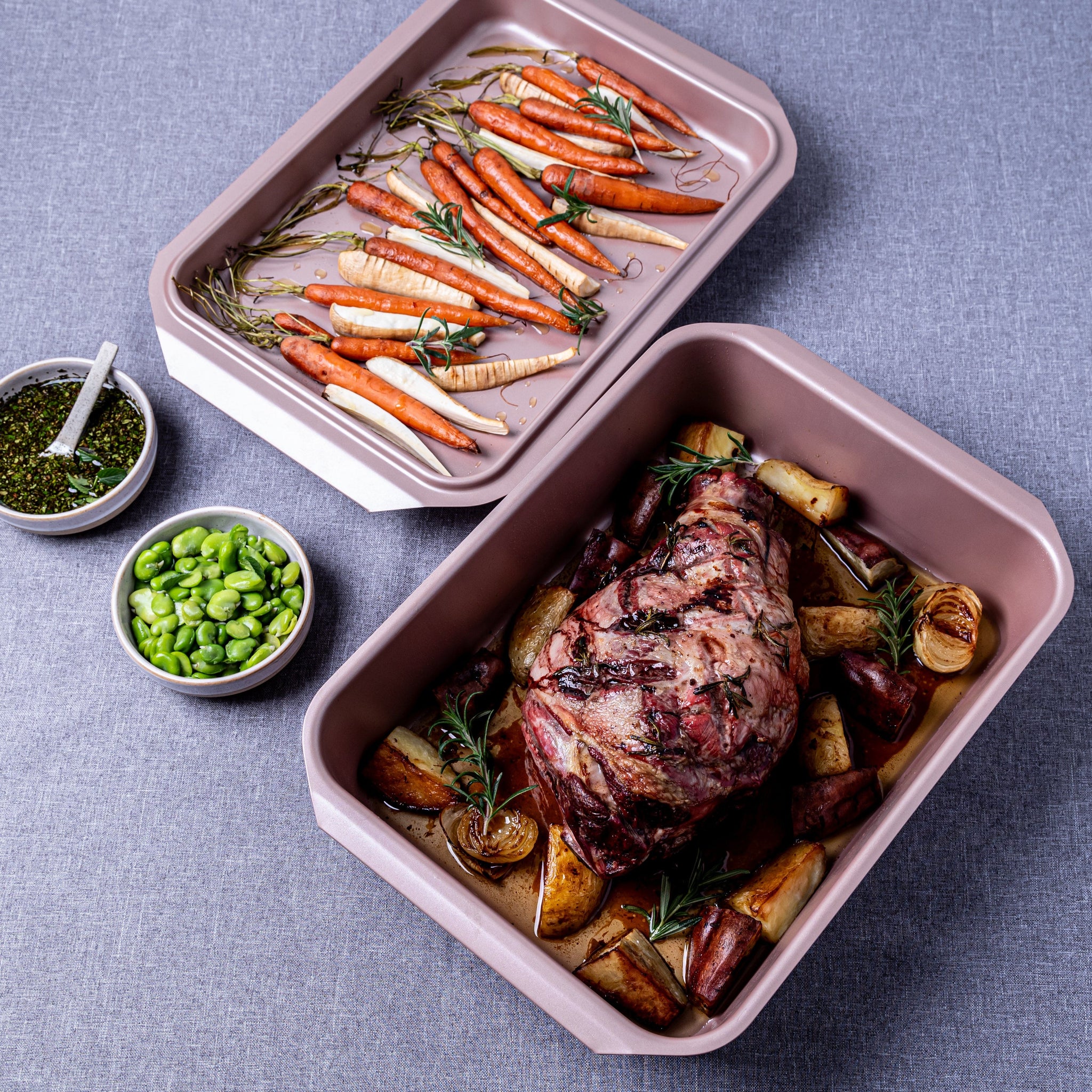 Thermomix-New-Zealand TheMix Shop Host Reward - Rose Gold Roasting Tray with Lid Host Reward