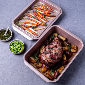 Thermomix-New-Zealand TheMix Shop Host Reward - Rose Gold Roasting Tray with Lid Host Reward