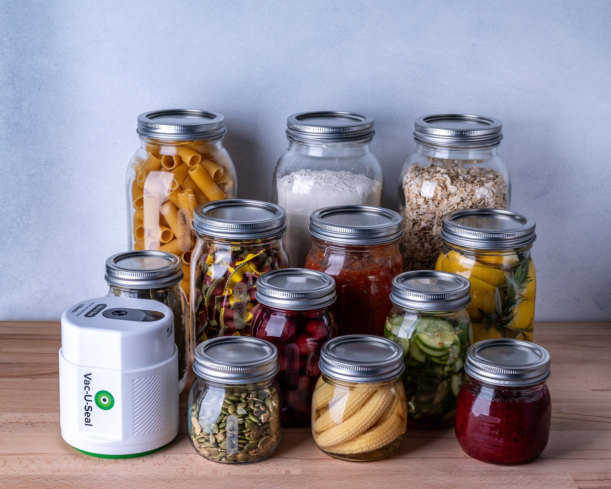 Thermomix-New-Zealand TheMix Shop Host Reward - Vac-U-Seal Ultimate Jar Bundle (Wand, 300ml, 500m, 1L & 2L Jars) Host Reward