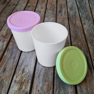 Thermomix-New-Zealand TheMix Shop Ice Cream Pot Storage Mixed 2 Pack