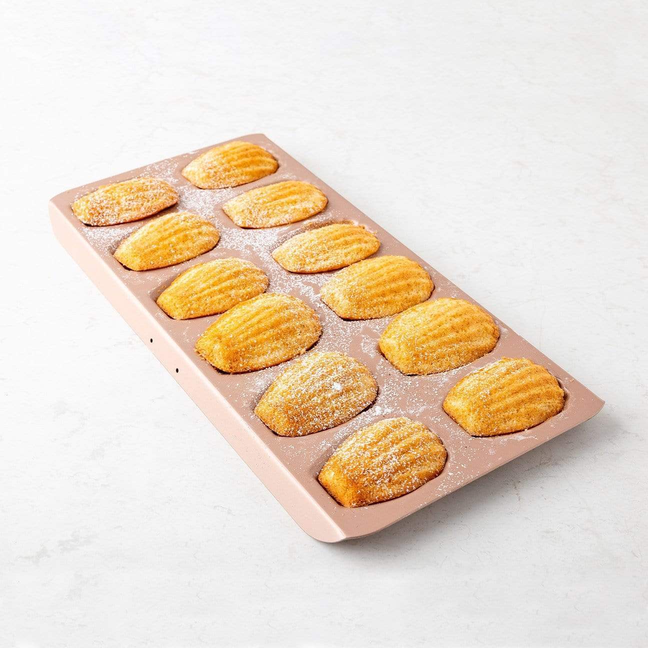 Thermomix-New-Zealand TheMix Shop Pack of 2 Rose Gold Madeleine Tray Rose Gold
