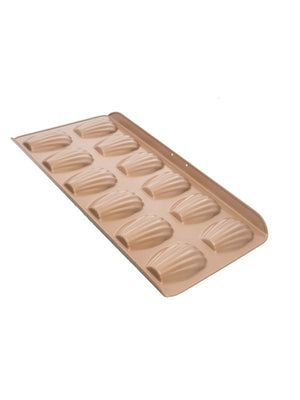 Thermomix-New-Zealand TheMix Shop Pack of 2 Rose Gold Madeleine Tray Rose Gold