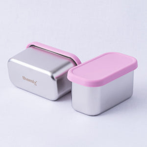 Thermomix-New-Zealand TheMix Shop TheMix Bento Box Lunchbox Containers (Set of 2) Food Storage Pink