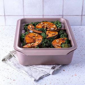 Thermomix-New-Zealand Thermomix NZ Rose Gold Roasting Tray with Lid