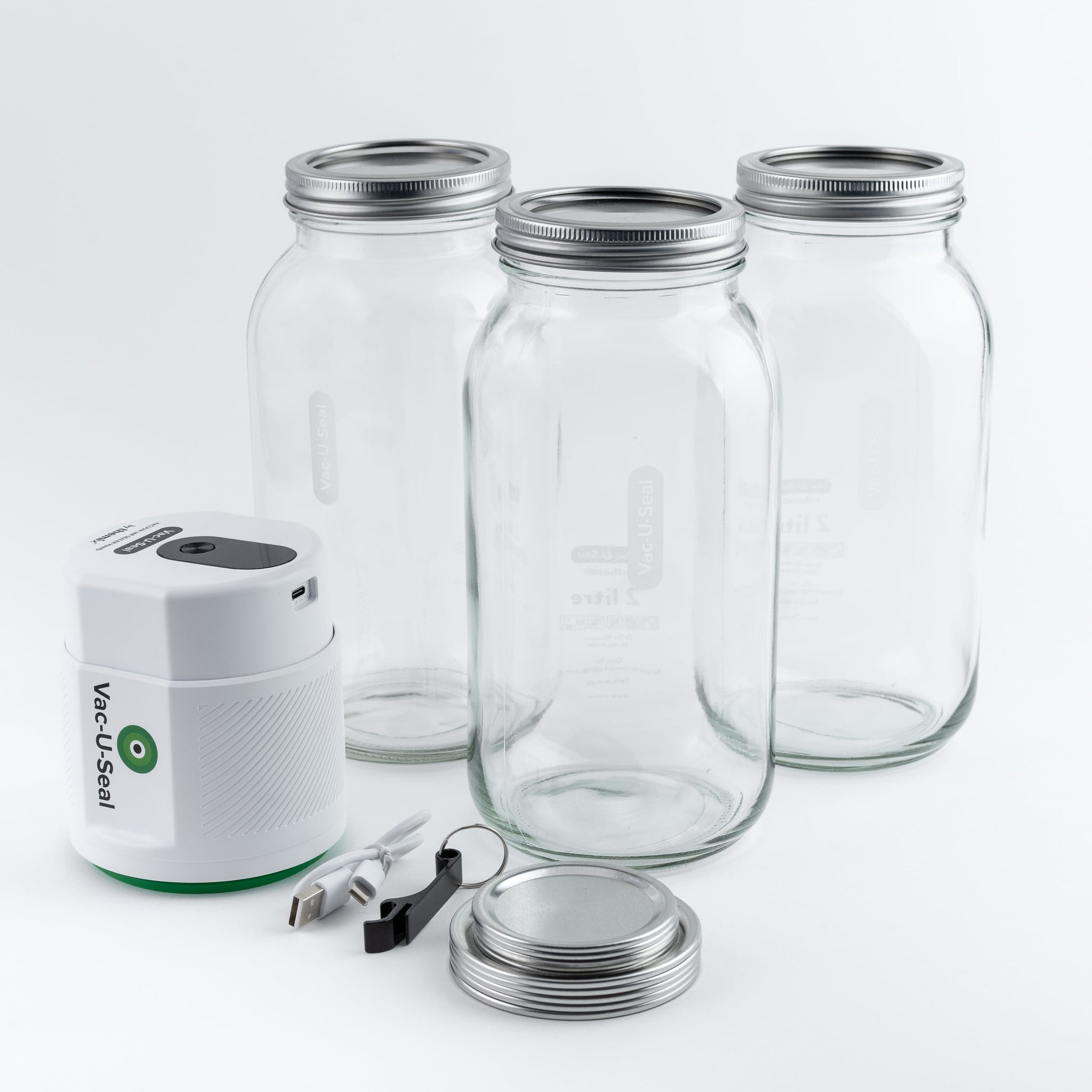 Thermomix-New-Zealand Thermomix NZ Vac-u-seal Jar 2000ml 3Pcs Set