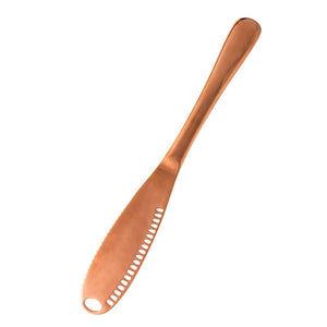 Thermomix-New-Zealand TheMix Shop Rose Gold Butter Knife Preparation