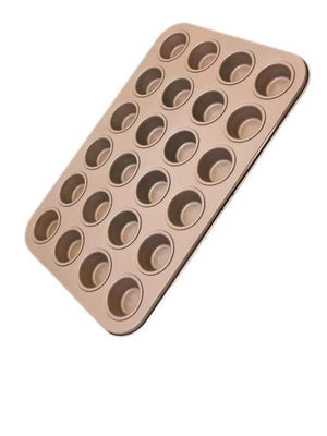 Thermomix-New-Zealand TheMix Shop Rose Gold Mini Muffin Tray Rose Gold