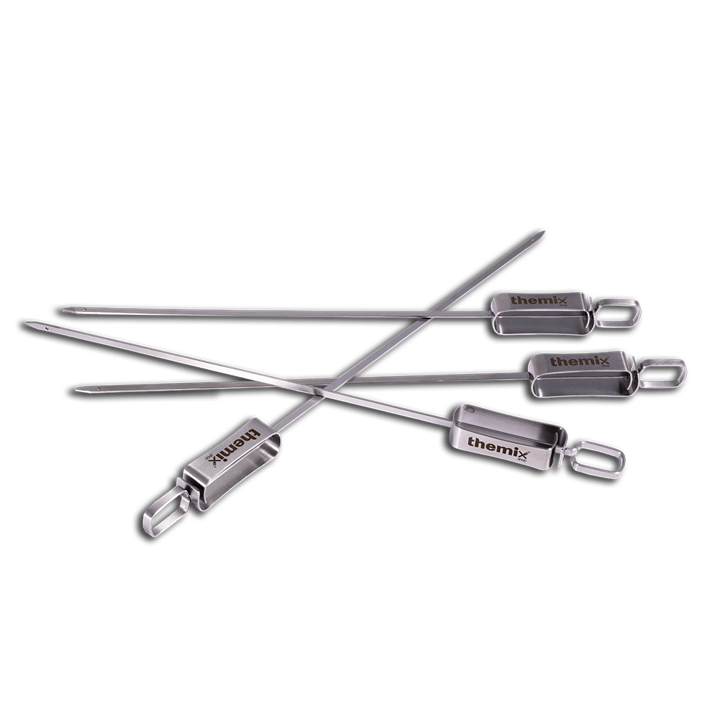 Thermomix-New-Zealand TheMix Shop Sliding BBQ Skewers – Pack of 4 Utensils