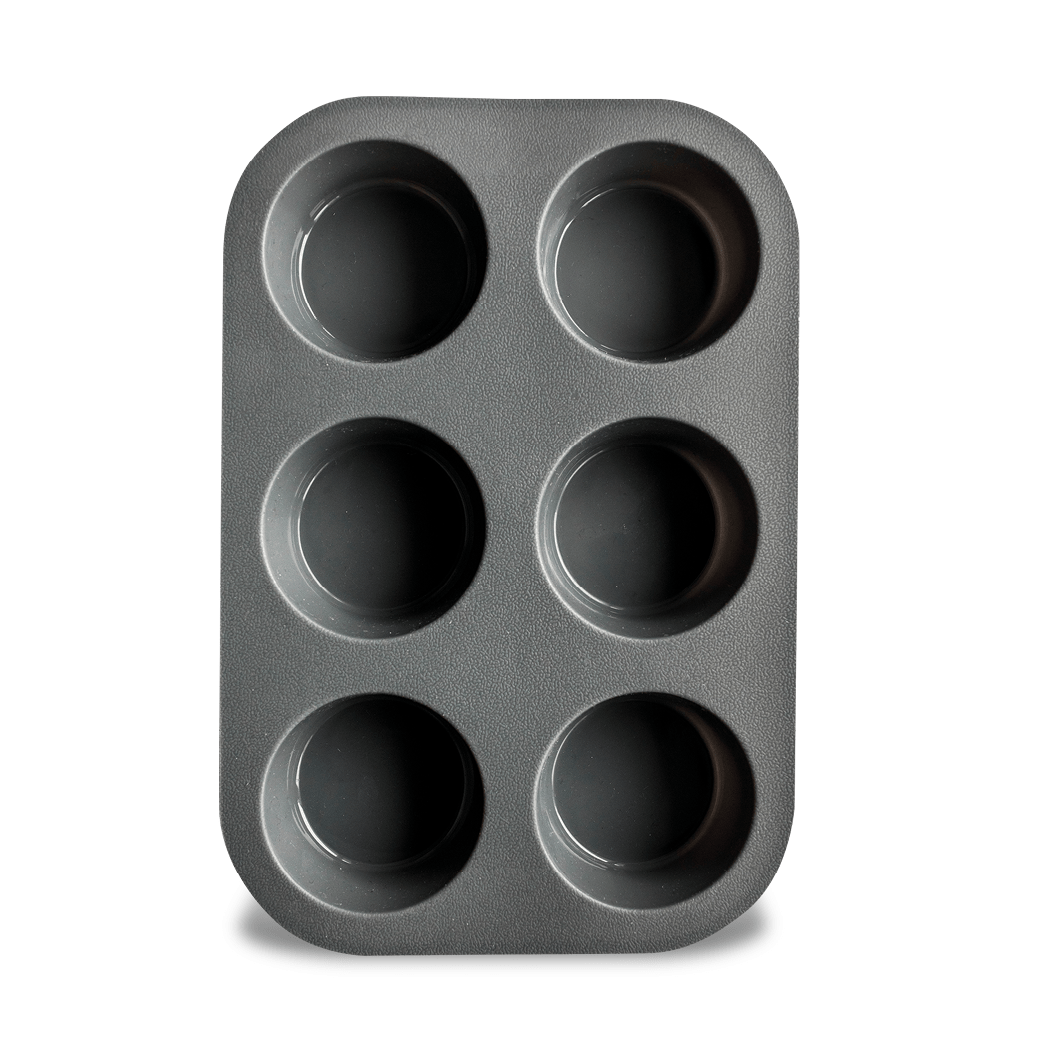 Thermomix-New-Zealand TheMix Shop Varoma Silicone Muffin Mould Silicone Grey (Rectangular)